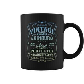 Vintage Born In Edinburg Texas Classic Birthday Coffee Mug | Mazezy
