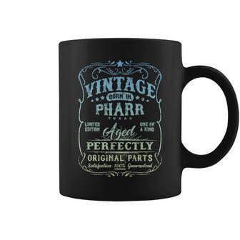 Vintage Born In Pharr Texas Classic Birthday Coffee Mug | Mazezy UK
