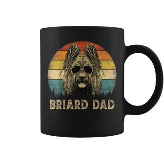 Vintage Briard Dad Dog Lovers Fathers Day Coffee Mug | Mazezy