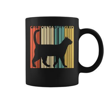 Vintage California Spangled Cat Coffee Mug | Mazezy