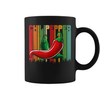 Vintage Chili-Peppers Red Hot Vintage Vegetable Peppers Coffee Mug - Seseable
