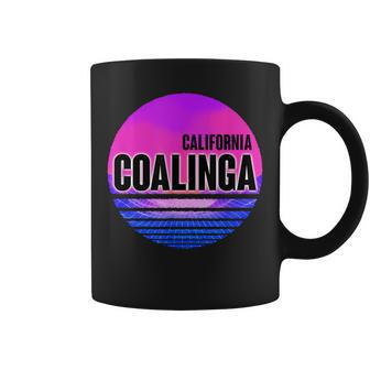 Vintage Coalinga Vaporwave California Coffee Mug | Mazezy