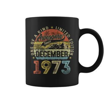 Vintage December 1973 50 Years Old 50Th Birthday Women Coffee Mug | Mazezy