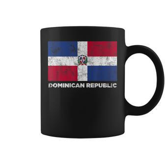 Vintage Dominican Republic Flag Republica Dominicana Coffee Mug | Mazezy