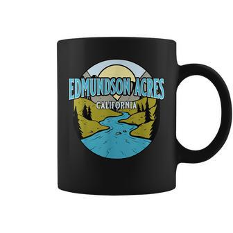 Vintage Edmundson Acres California River Valley Print Coffee Mug | Mazezy