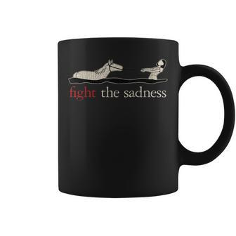 Vintage Fight The Sadness Neverending Story Coffee Mug - Seseable