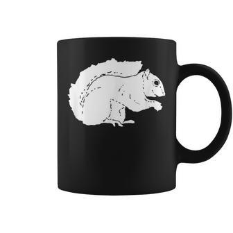 Vintage Forest Animals Cute American Gray Squirrel Coffee Mug | Mazezy