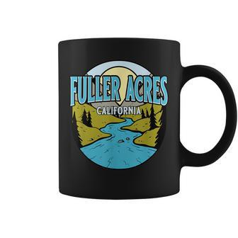 Vintage Fuller Acres California River Valley Souvenir Print Coffee Mug | Mazezy