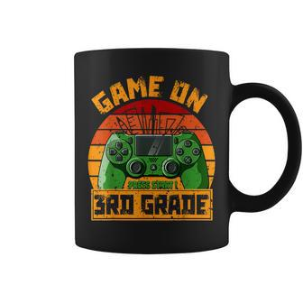 Vintage Game On 3Rd Grade First Day Gamer Boy Back To School Coffee Mug | Mazezy UK