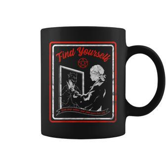 Vintage Horror Find Yourself Demon Within Coffee Mug | Mazezy