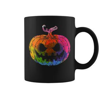 Vintage Jackolantern Halloween Pumpkin Retro Gift For Womens Pumpkin Funny Gifts Coffee Mug | Mazezy