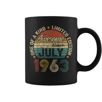 Vintage July 1963 Limited Edition 60 Years Old 60Th Birthday 60Th Birthday Funny Gifts Coffee Mug | Mazezy
