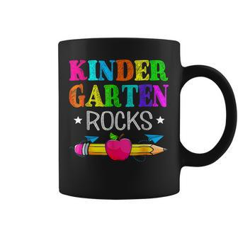 Vintage Kindergarten Rocks Teacher Student Back To School Coffee Mug - Seseable