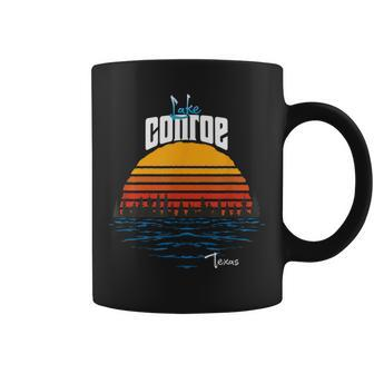 Vintage Lake Conroe Texas Souvenir Coffee Mug | Mazezy DE