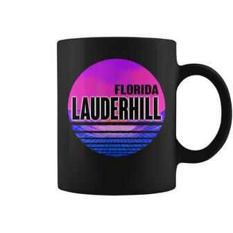 Vintage Lauderhill Vaporwave Florida Coffee Mug | Mazezy
