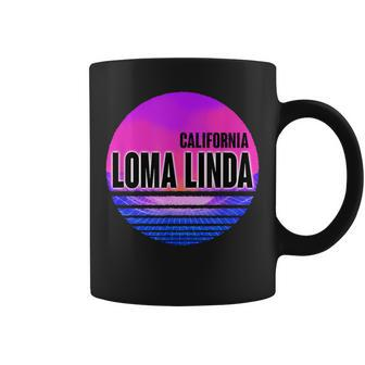 Vintage Loma Linda Vaporwave California Coffee Mug | Mazezy