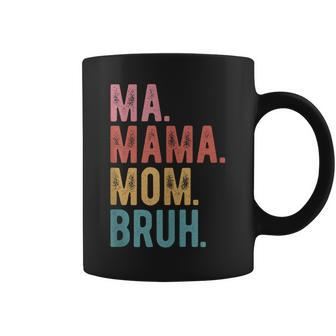 Vintage Ma Mama Mom Bruh Mother Mommy Retro Coffee Mug - Thegiftio UK