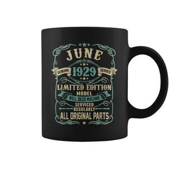 Vintage Made In June 1929 90Th Years Old Birthday Coffee Mug | Mazezy