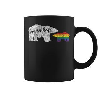Vintage Mama Bear Love Proud Mom Family Matching Gay Lgbtq Coffee Mug | Mazezy