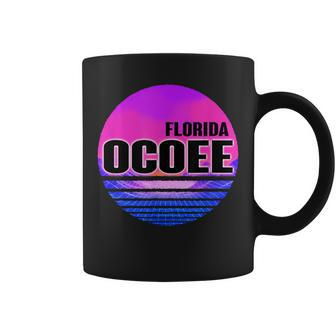 Vintage Ocoee Vaporwave Florida Coffee Mug | Mazezy