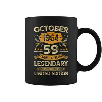 Vintage October 1964 59Th Birthday 59 Years Old Coffee Mug - Monsterry