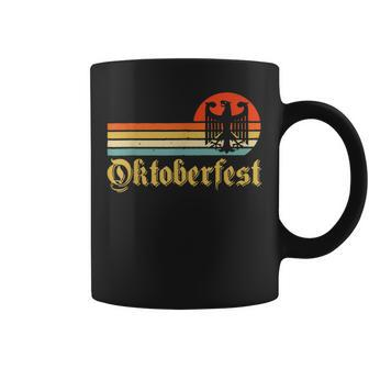 Vintage Oktoberfest German Flag Beer Drinking Coffee Mug - Seseable