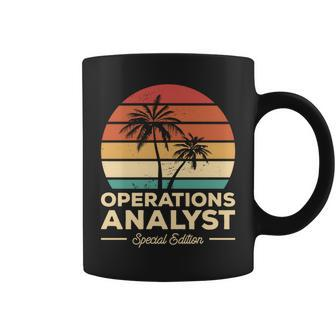 Vintage Operations Analyst Coffee Mug | Mazezy