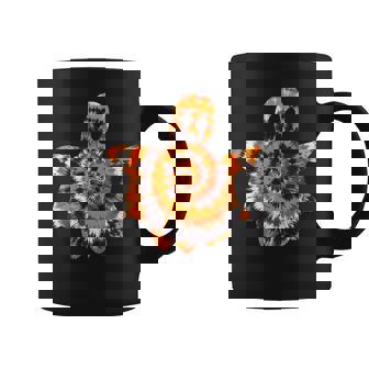 Vintage Orange And Black Tie Dye Halloween Ghost Orange Funny Gifts Coffee Mug | Mazezy