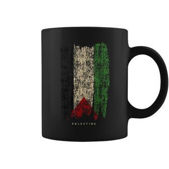 Vintage Palestine Flag Retro Palestinian Flag Palestinian Coffee Mug | Mazezy