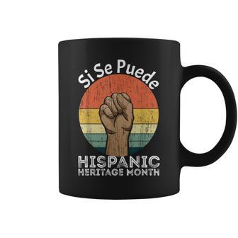 Vintage Hispanic Pride National Hispanic Heritage Month Coffee Mug - Monsterry