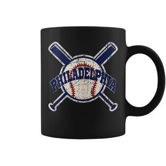 Vintage Philadelphia Baseball Retro Philly Cityscap Coffee Mug