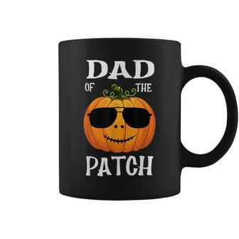 Vintage Pumpkin Dad Of The Patch Halloween Family Funny Gifts For Dad Coffee Mug | Mazezy UK