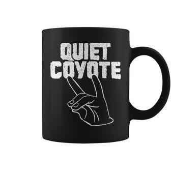 Vintage Quiet Coyote Coffee Mug - Thegiftio UK