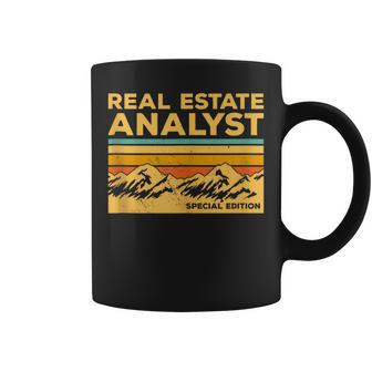 Vintage Real Estate Analyst Coffee Mug | Mazezy UK