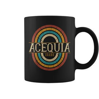 Vintage Retro Acequia Idaho Id Souvenirs Coffee Mug | Mazezy