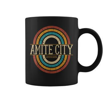 Vintage Retro Amite City Louisiana La Souvenirs Coffee Mug | Mazezy