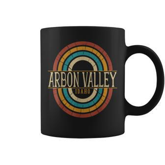 Vintage Retro Arbon Valley Idaho Id Souvenirs Coffee Mug | Mazezy