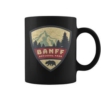 Vintage Retro Canadian Banff National Park Rustic Souvenirs Coffee Mug | Mazezy