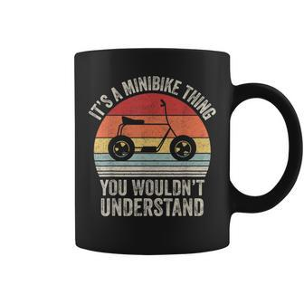 Vintage Retro It's A Minibike Thing You Wouldn't Understand Coffee Mug - Seseable