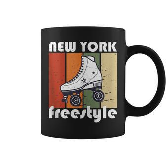 Vintage Retro New York Skater Freestyle Roller Skating Coffee Mug | Mazezy