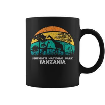 Vintage Retro Serengeti National Park Tanzania Africa Safar Coffee Mug | Mazezy