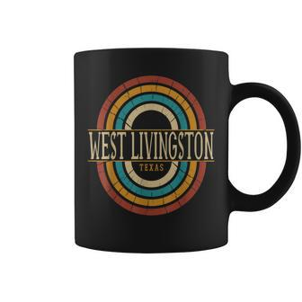 Vintage Retro West Livingston Texas Tx Souvenirs Coffee Mug | Mazezy