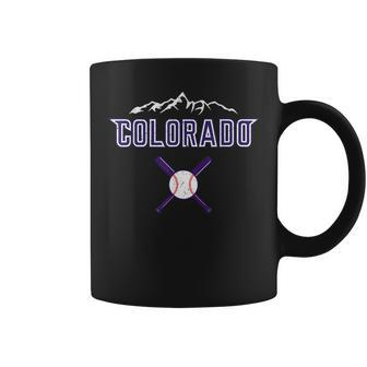 Vintage Rocky Mountain Silhouette Colorado Sport Coffee Mug - Seseable