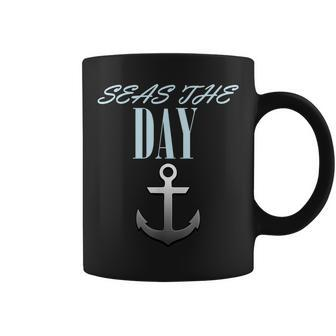 Vintage Sailor Anchor Quote For Sailing Boat Captain Coffee Mug | Mazezy