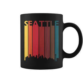 Vintage Seattle Skyline Seattle Vacation Retro Seattle Pride Coffee Mug | Mazezy UK