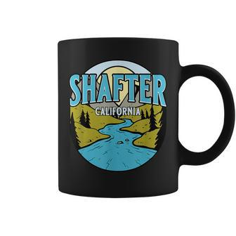 Vintage Shafter California River Valley Souvenir Print Coffee Mug | Mazezy
