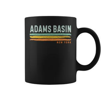 Vintage Stripes Adams Basin Ny Coffee Mug | Mazezy CA