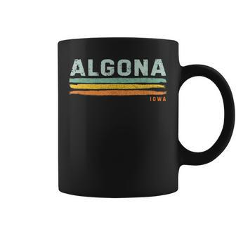 Vintage Stripes Algona Ia Coffee Mug | Mazezy
