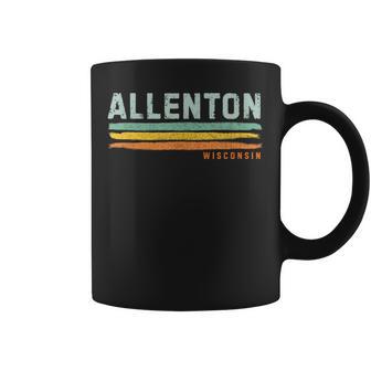 Vintage Stripes Allenton Wi Coffee Mug | Mazezy