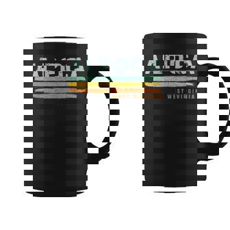 Vintage Stripes Alpoca Wv Coffee Mug | Mazezy